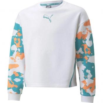 Sudadera sin Capucha Puma Alpha G Blanca para Niñas