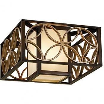 Netlighting Remy 2 Light Flush Ceiling Light