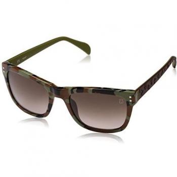 Tous Damen Sonnenbrille STO829-5207D7, Braun (Grün/Glänzend Braun), 52