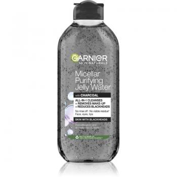 Eau micellaire au charbon Garnier Skin Naturals texture gel 400 ml