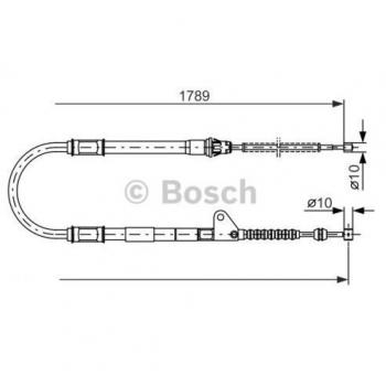 Cable de Freno de Mano BOSCH 1‑987‑477‑540