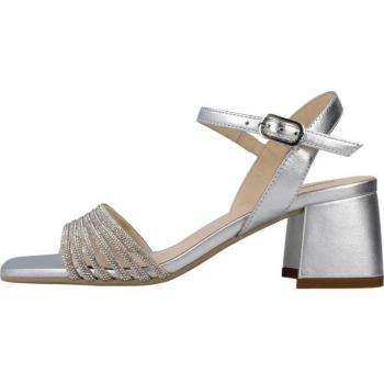 Sandalias Plata Nero Giardini 4 cm