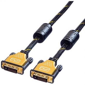 ROLINE GOLD Monitorkabel DVI, ST-ST (24+1) dual link 2,0m (11.04.5512)
