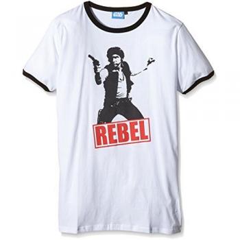 Star Wars Han Solo Rebel Shirt – White (Size S)
