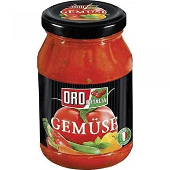 Gourmet-Tomatensauce mit Gemüse (Oro di Italia) – 400 g