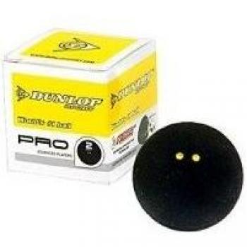 Dunlop Squash Ball, Pro Line, Two Yellow Dots
