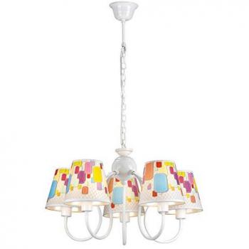 Lustre Arc-en-Ciel 5 Phares Blancs & Couleurs