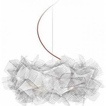 Slamp Clizia Pixel Light Fixture Red Cable Ø 53 cm