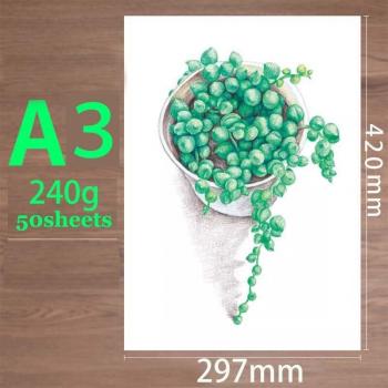 Tarjeta DIY Kraft 50 Unidades/Lote – A3/A4 120g-300g