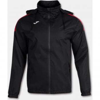 Chubasquero Transpirable Trivor Negro Rojo