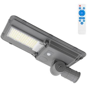 Farola VerdeSolar 150W 5000K: Panel 6V/20W + Bateria 15Ah + Control