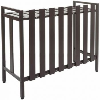 Cache Pompe à Chaleur HHG 398 Métal 80x90x39cm Marron
