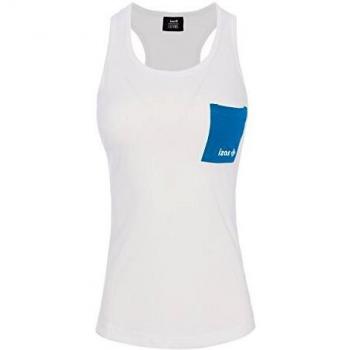 Weißes und türkises Izas Arizona Tanktop für Damen – XS