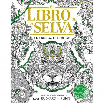 Libro de la selva: Un libro para colorear (Tapa blanda).