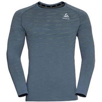 T-shirt Odlo Blackcomb Pro Crew pour Homme, Bleu Marine, S