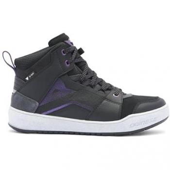 Dainese Suburb D-WP imperméable dames chaussures de moto Noir Blanc Pourpre taille : 38