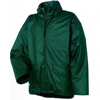 Women's Helly Hansen Workwear Voss Unisex Adults Green Rain Jacket