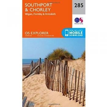 New OS Explorer 285 Southport & Chorley Map