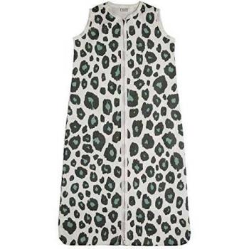 Meyco 410956 Baby‑Sommer Schlafsack 70 cm – Ohne Füllung, 100 % Baumwolle, 0–6 Monate – Panther‑Stone‑Green