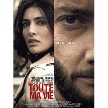 Poster francés Toute Ma Vie – dimensiones 27 x 40 in