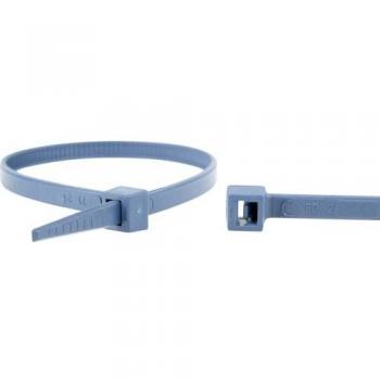 Blauer WKK-Kabelbinder 150227671 – 100 Stück, 370 mm Länge, 7,60 mm Durchmesser
