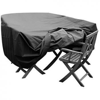 Housse de jardin pour table et chaises 6 à 8 places