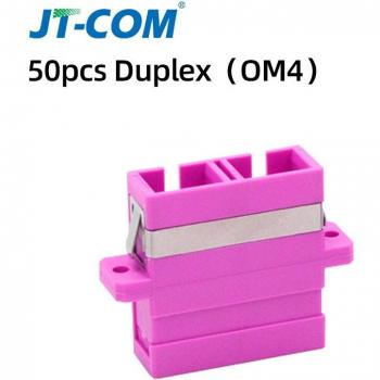 50 pièces adaptateur SC Simplex fibres optiques OM3 OM4 monomode duplex SC-SC