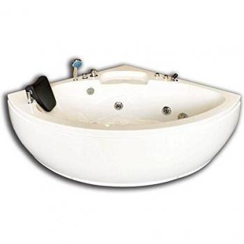 WHIRLPOOL Rechteckige Badewanne 135 x 135 cm – 2‑Jahres-Garantie