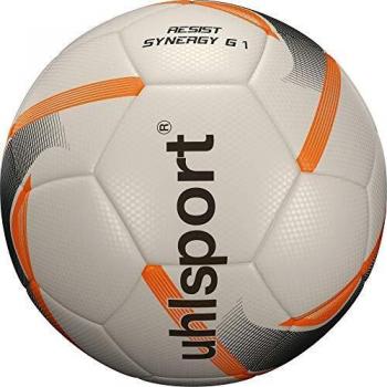Uhlsport Resist Synergy Fußball (Weiß, Schwarz & Fluo Orange)