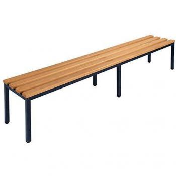 Panca senza schienale in legno di faggio per spogliatoi