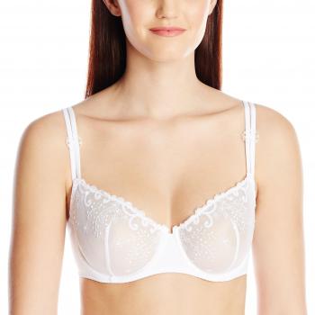 Simone Perele Delice White 36B Underwire-Free Bra