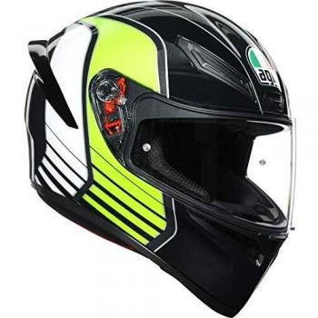 Casco K1 Agv MultiForce Gunmetal/White/Green XS