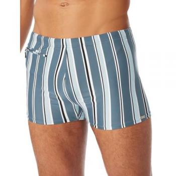 Schiesser Slim Fit Ocean Badehose Hellblau M Herren