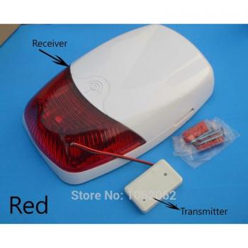 Outdoor Wireless Siren with Waterproof Design and UV Protection for Home Alarm System