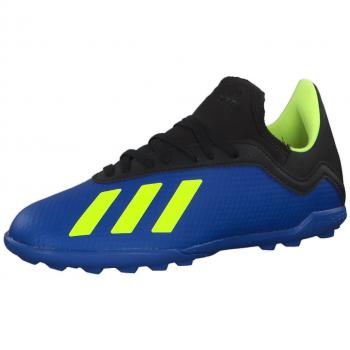 Adidas X Tango 18.3 Tf J Fußballschuhe für Kinder, Blau
