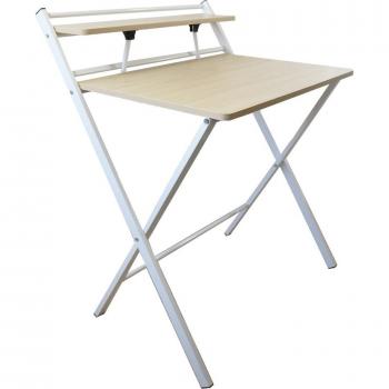 Unilux Schreibtisch HOMY, faltbar, in weiß/buche