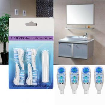 4-Pack Cross Action Toothbrush Heads for Oral-B
