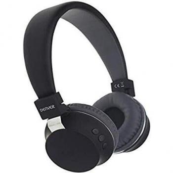 On‑Air‑Kopfhörer Denver BTH‑205 (Bluetooth, schwarz) – Freisprechen