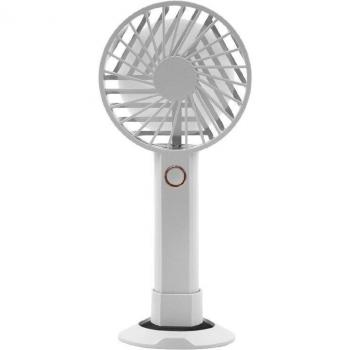 Ventilador Portátil con Carga USB y Soporte Móvil
