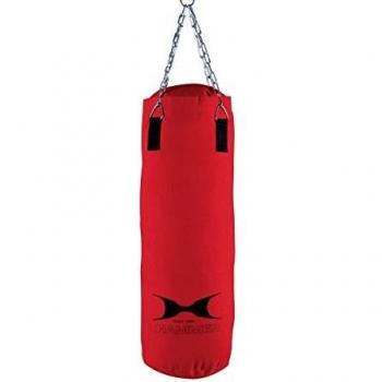Unisex Finnlo 22 kg Red Punching Bag – 100 × 30 cm Canvas