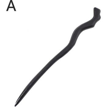 Ebony Dragon‑Wing Hairpin for Weddings
