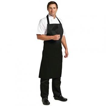 Whites XL Polycotton Bib Apron in Black