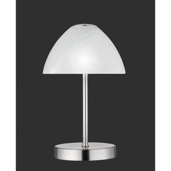 Lampe De Table Moderne Queen Nickel Mat Rond Conique 3000K