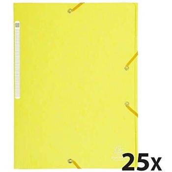 Exacompta Elasticated 3 Flap Folders, A4, 425 g