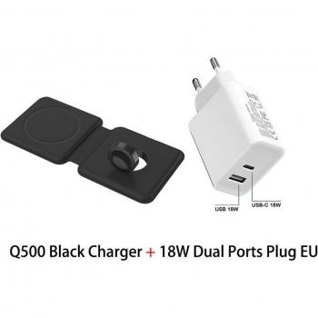 Q500 Magnetic Wireless Charger for iPhone 12 and iWatch