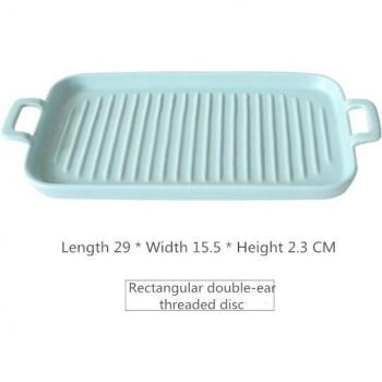 Matte Ceramic Steak Plate