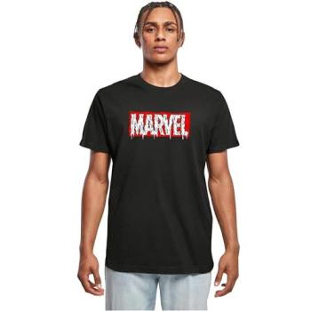 Merchcode Herren Marvel Drip T-Shirt – 137745, Schwarz, XL