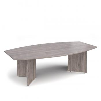 Grey Oak Oval Boardroom Table