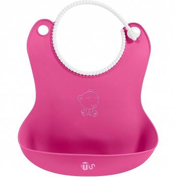 Babero recogedor flexible rosa