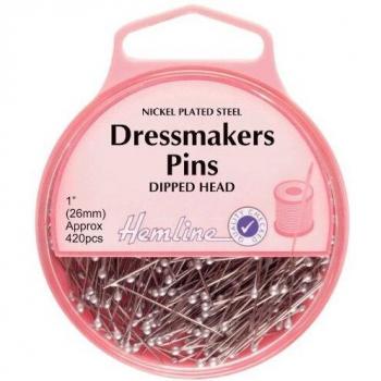Hemline Vibrant Dipped Head Tailoring Pins